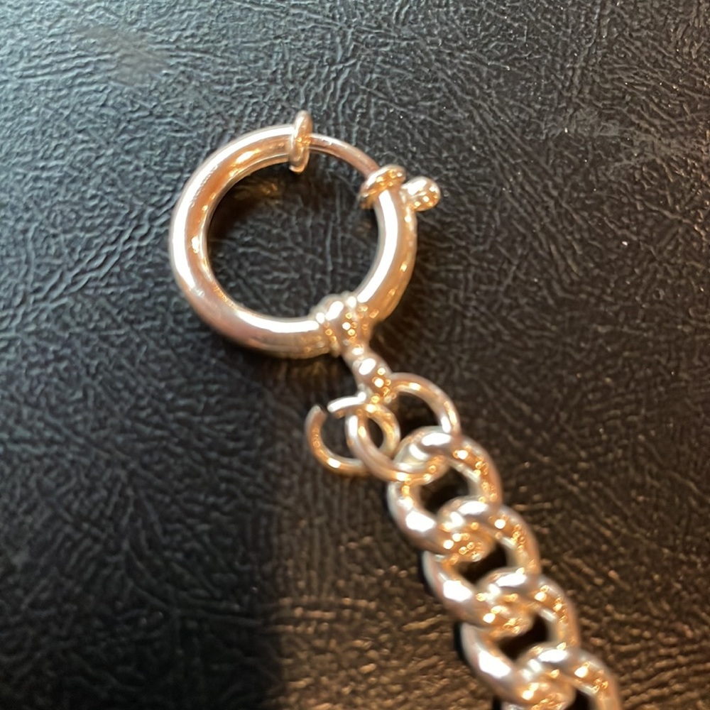 Ralph Lauren thick curb link sterling silver necklace 1990’s - Picture 6 of 7